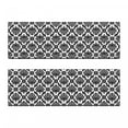 thumbnail image 2 of Black and White Bench Cushion Set of 2, Monochrome Flourishes with Venetian Design Details Repeating Scroll, Standard Size Foam Pad and Decorative Cover, Black and White, by Ambesonne, 2 of 4