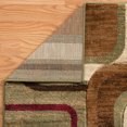 thumbnail image 4 of United Weavers Studio Area Rug 710-00350 Modem Brown Circles Curves 1' 11" x 7' 4" Rectangle, 4 of 5