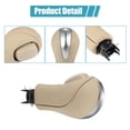 thumbnail image 4 of Unique Bargains Automatic Gear Shift Knob Handle for Infiniti EX35 FX35 FX50 G25 G35 G37 Q60 QX50 No.34910-1LA6C Beige, 4 of 7