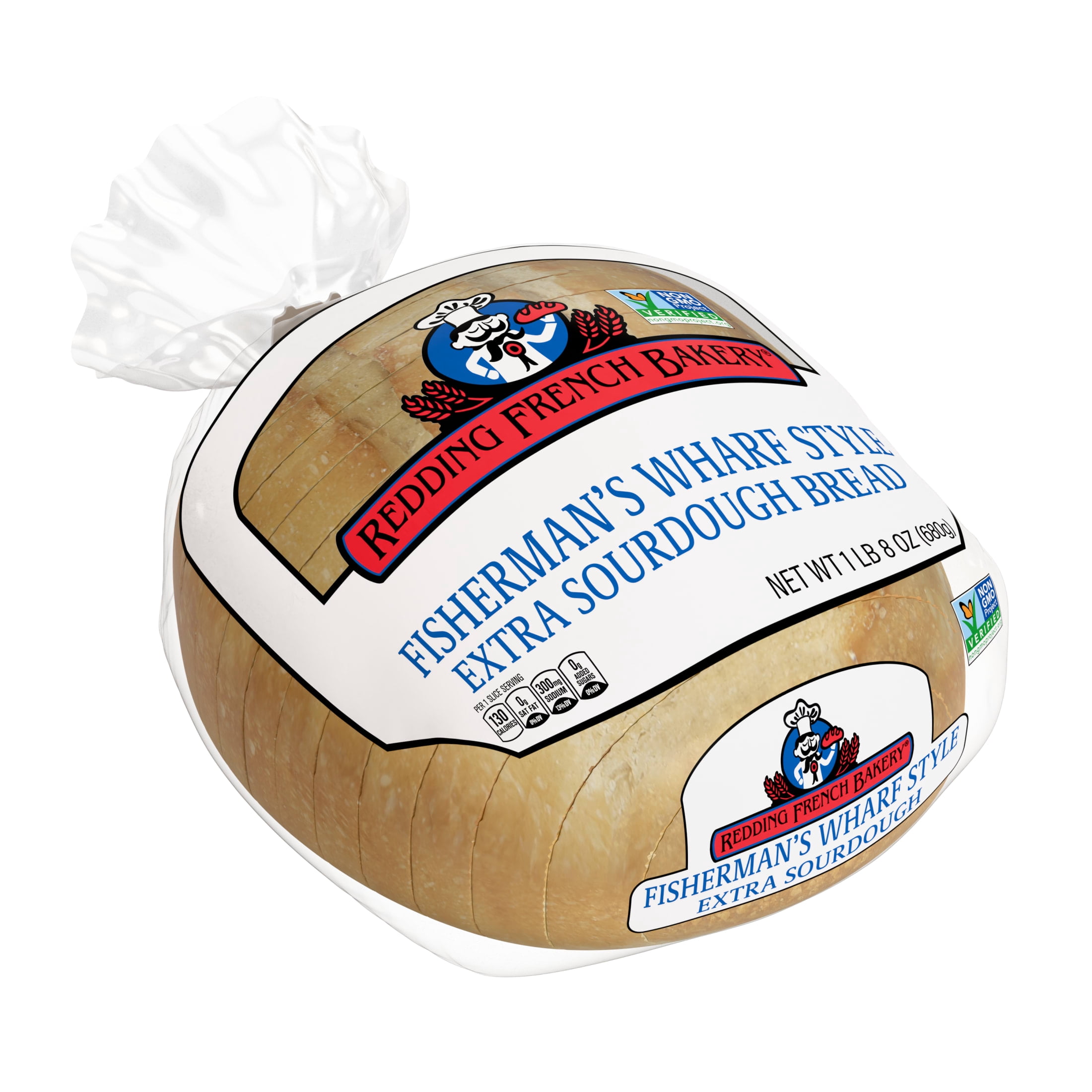 Redding French Bakery Extra Sourdough Artisan Style Bread, 24 oz (2 pack)