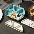 thumbnail image 2 of Lubelski Rice Ball Mold Easy Demoulding Triangle Sushi Mold Reusable Food-grade Triangle Onigiris Mould for Home, 2 of 7