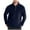 Navy, variant on hotojiny Men's Quarter Zip up Pullover Winter Warm Long Sleeve Fleece Lined Sweatshirt Sherpa Thermal Sports Golf Shirt