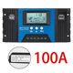 thumbnail image 3 of 100A MPPT Solar Charge Controller Dual USB LCD Display 12V/24V Auto Solar Cell Panel Charger Regulator with Load, 3 of 5