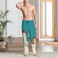thumbnail image 2 of Sikiie Colorful Greek Windmills Pajama Pants Men, PJ Bottoms, Sleep & Lounge Pants-Large, 2 of 6