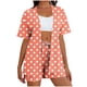 thumbnail image 1 of Mujeres largo cardigan con bolsillos estilo de moda suelto no posicionamiento impreso manga corta y pantalones cortos conjunto de bolsillo sudadera y pantalones conjunto para mujeres, 1 of 6