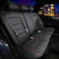thumbnail image 1 of Futuristic Leather Car Seat Cushions Fit For Car Truck SUV Van - Rear Bench, 1 of 2