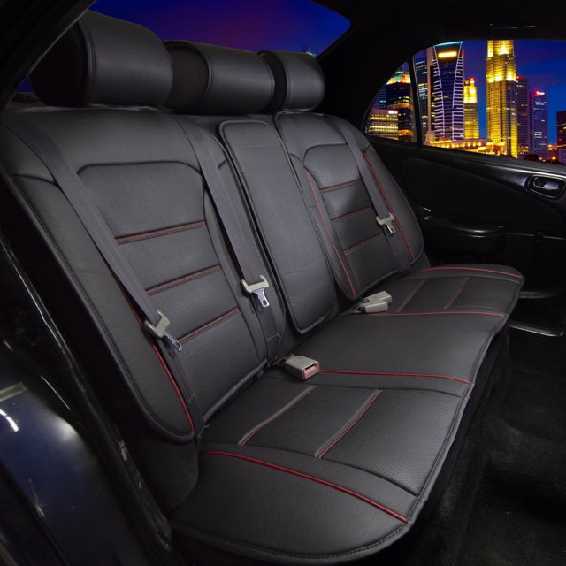 Futuristic Leather Car Seat Cushions Fit For Car Truck SUV Van - Rear Bench