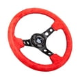 thumbnail image 3 of NRG Innovations RST-006S-RR Reinforced Steering Wheel (350MM Sport Steering Wheel (3" Deep) - Red Suede), 3 of 3