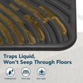 thumbnail image 5 of Alfombrilla grande Yashi para atrapar arena de gatos color negro, 5 of 5