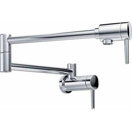- Delta Contemporary Wall Mount Pot Filler, Chrome