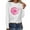 White, variant on WREESH Womens Pink Ribbon Sunflower Shirts Breast Cancer Awareness T-Shirts Basic Long Sleeve Crewneck Sweatshirts Fall Loose Fit Tops Black A