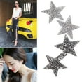 thumbnail image 6 of 24pcs Rhinestone Glitter Fabric Sewing Patches Iron-On Stars Shaped Patches Clothing Patches Appliques for Children’s Women Girl, 6 of 6