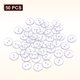 thumbnail image 3 of Uxcell 50 piezas de botones de costura de resina, 12.5 mm (1/2 pulgada) botones decorativos redondos de 2 agujeros para abrigo, ropa y decoración de vacaciones, transparente, 3 of 6