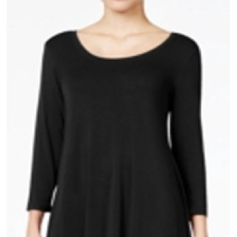 petite black swing dress The Julia Swing Dress in Black
