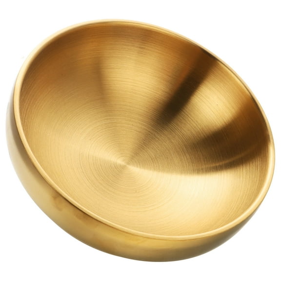 Hemobllo Golden Resin Decorative Bowl for Home Decor Coffee Table Jewelry Holder