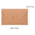 thumbnail image 2 of KONTONTY 40Pcs Khaki Kraft Paper Envelopes for Invitations Letter Holding, 2 of 8