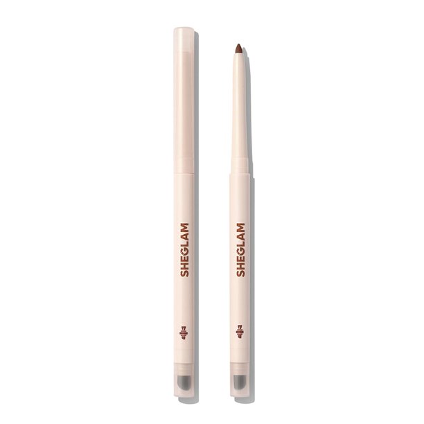 Lápiz delineador de ojos SHEGLAM Gel Glide resistente al agua color marrón