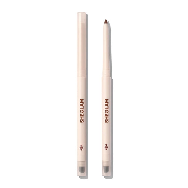Lápiz delineador de ojos SHEGLAM Gel Glide resistente al agua color marrón
