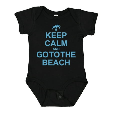 

Inktastic Keep Calm Go to the Beach Gift Baby Boy or Baby Girl Bodysuit