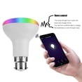 thumbnail image 4 of Bombilla LED RGBW B22 con WiFi compatible con Alexa y Google para hogares inteligentes con colores vibrantes, 4 of 8