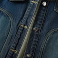 thumbnail image 6 of Zysthvn Denim Womens Jackets Sleeveless Single Breasted Casual Plus Size Women's Coats with Pockets Button Solid Vintage Tops, 6 of 9