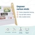 thumbnail image 3 of Wildkin Modern Sling Bookshelf - Natural w/ White, 3 of 8
