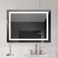 thumbnail image 1 of YYAO Miroir de Vanité Éclairé Mural Miroir de Vanité de Salle de Bain Led, Blanc, 1 of 7