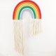 thumbnail image 1 of Tapiz de pared del arco iris, Mac colgante de pared tejido a mano del arco iris de 7 colores, 1 of 4