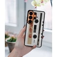 thumbnail image 5 of WIRESTER Shockproof Soft Rubber Cover Case for Samsung Galaxy S26 Ultra 6.9" 2026, Retro White Cassette Tape Hip Hop, 5 of 5