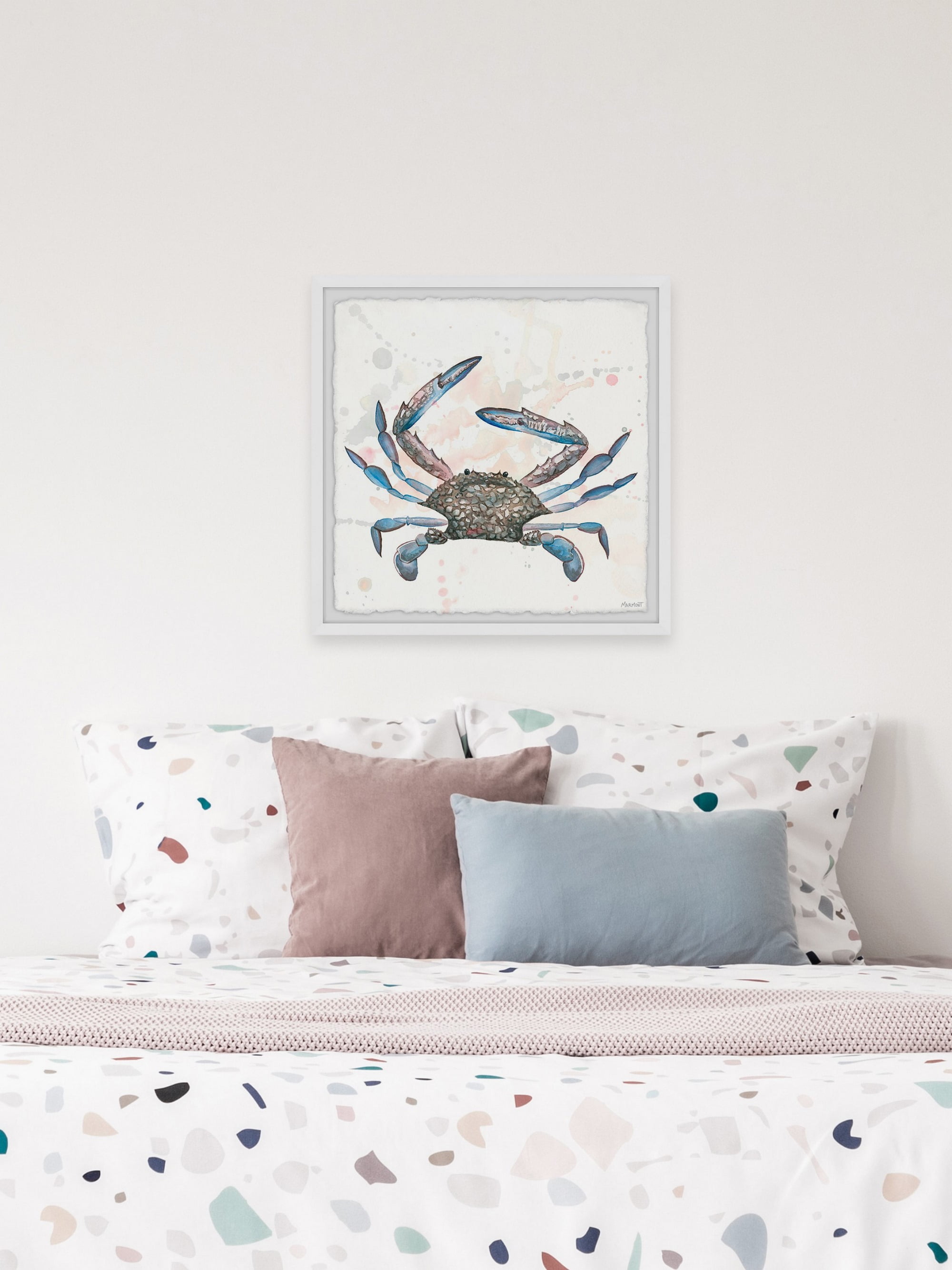 Marmont Hill Lone Crab Framed Wall Art
