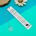 thumbnail image 3 of Daughter Gifts from Mom Daughter Bookmark Graduation Gifts for Daughter Stepdaughter Inspirational Gifts for Daughter I Love You Daughter Birthday Gifts Christmas Wedding Gifts for Daughter, 3 of 6