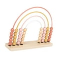 thumbnail image 3 of Tachiuwa Add Subtract Abacus Rainbow Abacus 2 in 1 Learning Game Early Math Skills Wooden pink, 3 of 9