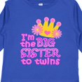thumbnail image 4 of Inktastic I'm the Big Sister to Twins. Girls Long Sleeve Toddler T-Shirt, 4 of 5