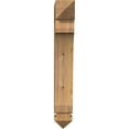 thumbnail image 2 of Ekena Millwork 4"W x 16"D x 28"H Legacy Arts & Crafts Rough Sawn Bracket, Western Red Cedar, 2 of 4