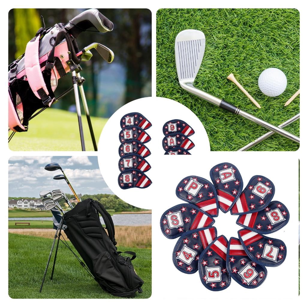 Yihuala Golfs Putter Headcover Golfs Club Head Cover Golfs for Men Women, Golfs Driver Golfs Club Cover Iron Headcover