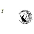 thumbnail image 1 of Escultura De Rana Y Gato, Figura única De Animal De Metal, Arte De Pared, Adorno Creativo De Mesa Para Chimenea, Estante De Entrada, Regalo Para Amantes De Los Gatos, 1 of 8