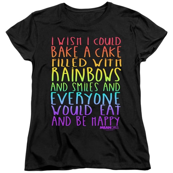 Mean Girls - Rainbows And Cake - Women's Short Sleeve Shirt - XX-Large