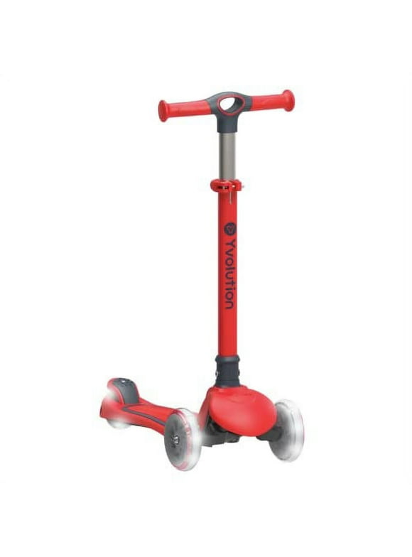 Yvolution 101453 Three Wheel YGlider Scooter EO OP 1PK Colour Box RED