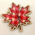 thumbnail image 7 of 50Pcs Maple Leaves Wooden Buttons, 7 of 7