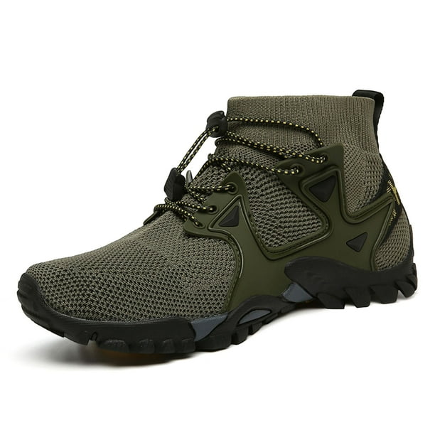Zapatos Natación para Surf Antideslizantes Hombre Malla Suave Transpirables Con Cordones Elásticos Cómodos Senderismo Y Ciclismo