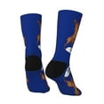 thumbnail image 5 of Women'S Novelty Funny Crew Socks Men'S Michigan Flag Design Socks, 5 of 7