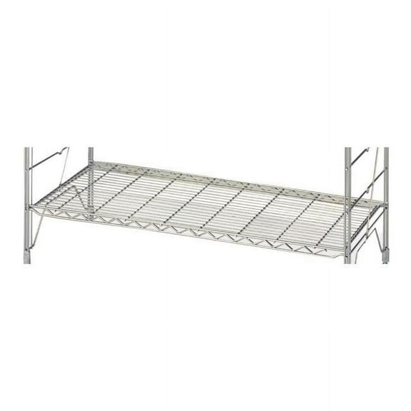 Chrome Wire Shelving Shelf - 12 x 24 in.