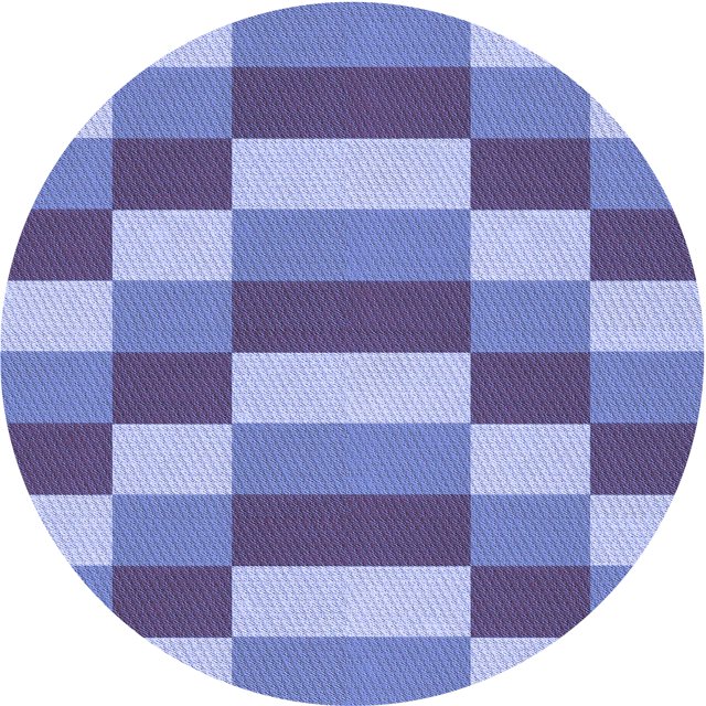 Ahgly Company Machine Washable Indoor Square Transitional Day Sky Blue Area Rugs, 3' Square