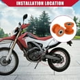 thumbnail image 2 of Unique Bargains 2 Set 8mm Chain Roller Pulley Tensioner for Motorcycle Mini Bike ATV 125cc 140cc 160cc XR125 Orange, 2 of 6