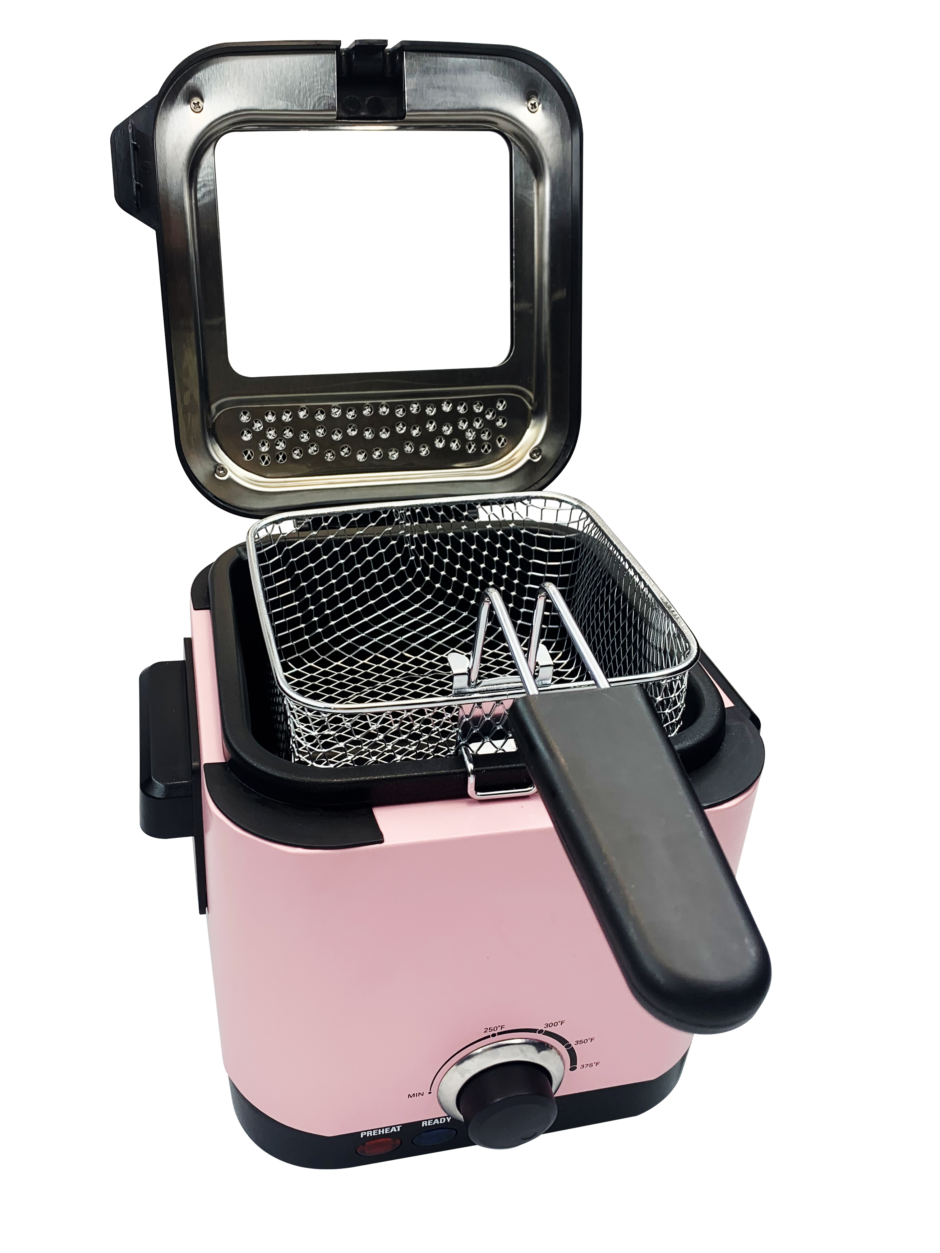 Household electric fryer, food grade stainless steel body, safe and hygienic