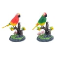 thumbnail image 3 of Bearachild Figuras eléctricas de loros, portalápices de simulación, escultura de escritorio, juguetes repetitivos, contenedor de lápices de Type3 NO3, 3 of 6