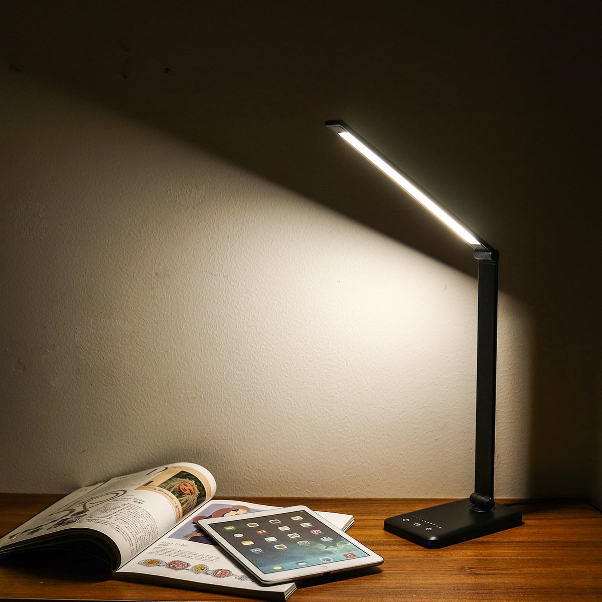 Dimmable LED Desk Lamp, 3/5 Lighting Modes(Reading/Studying/Relaxation