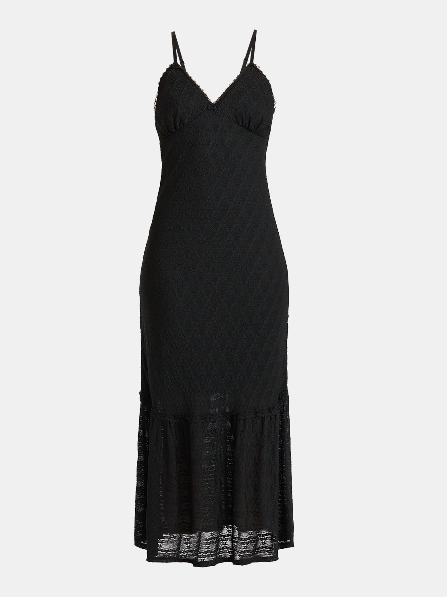 No Boundaries Triangle Maxi Dress with Lace Trim, Women's - Walmart.com No Boundaries Triangle Maxi Dress with Lace Trim, Women's - Walmart.com
