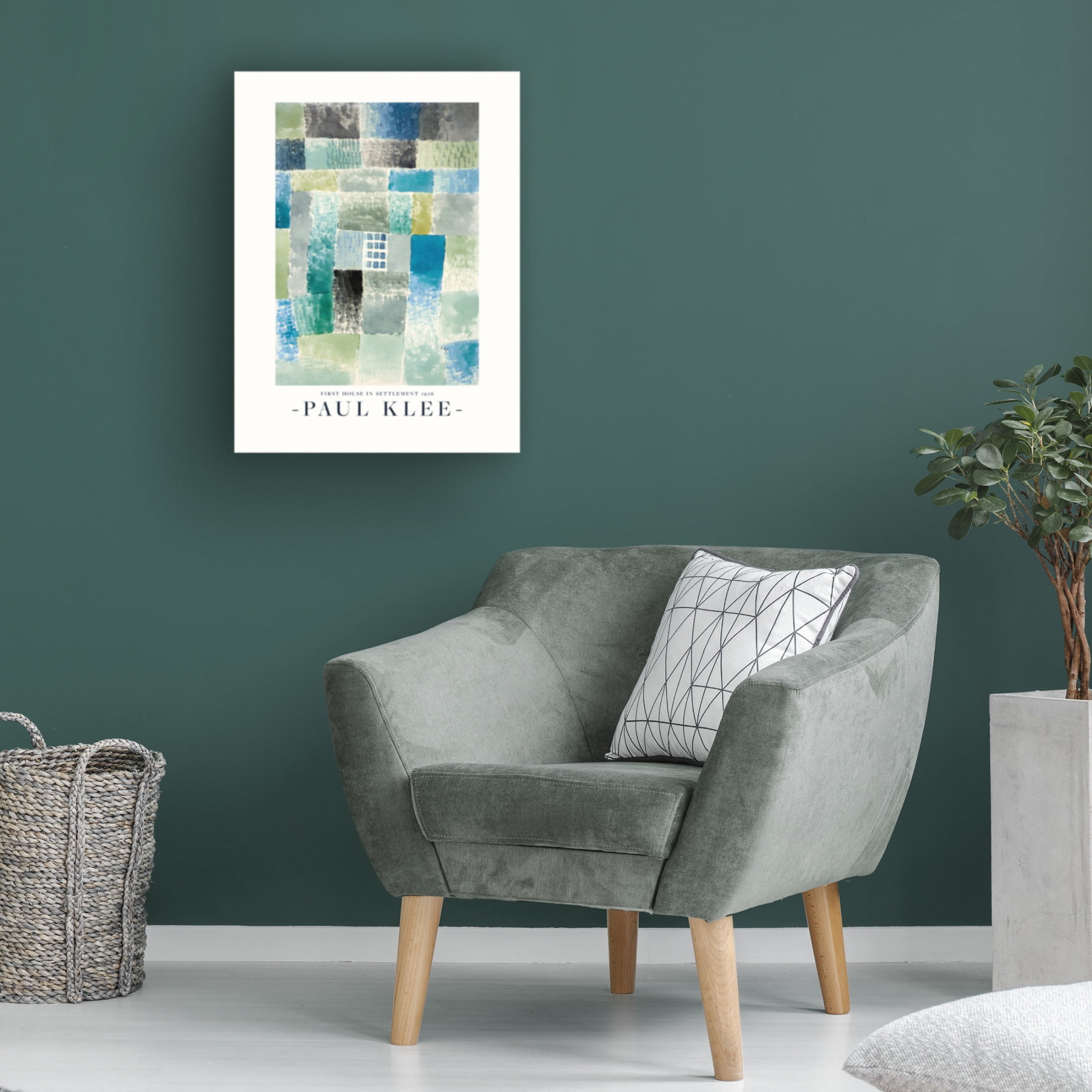 Trademark Fine Art Pictufy First House in a Settlement 1926 Canvas Wall Art