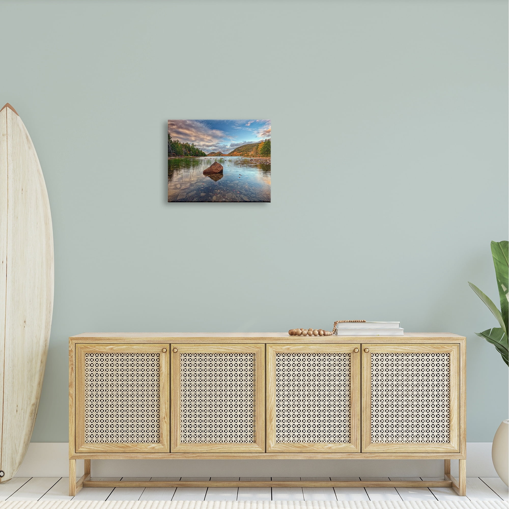 Stupell Rocky Creek Woodland Scenery Landscape Photography Gallery Wrapped Canvas Print Wall Art